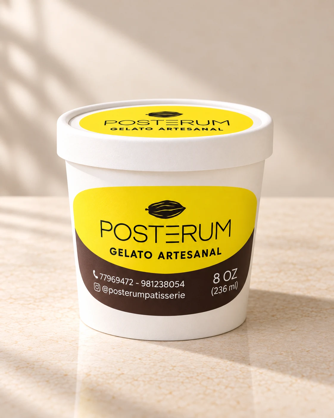 Envase POSTERUM de 8 oz