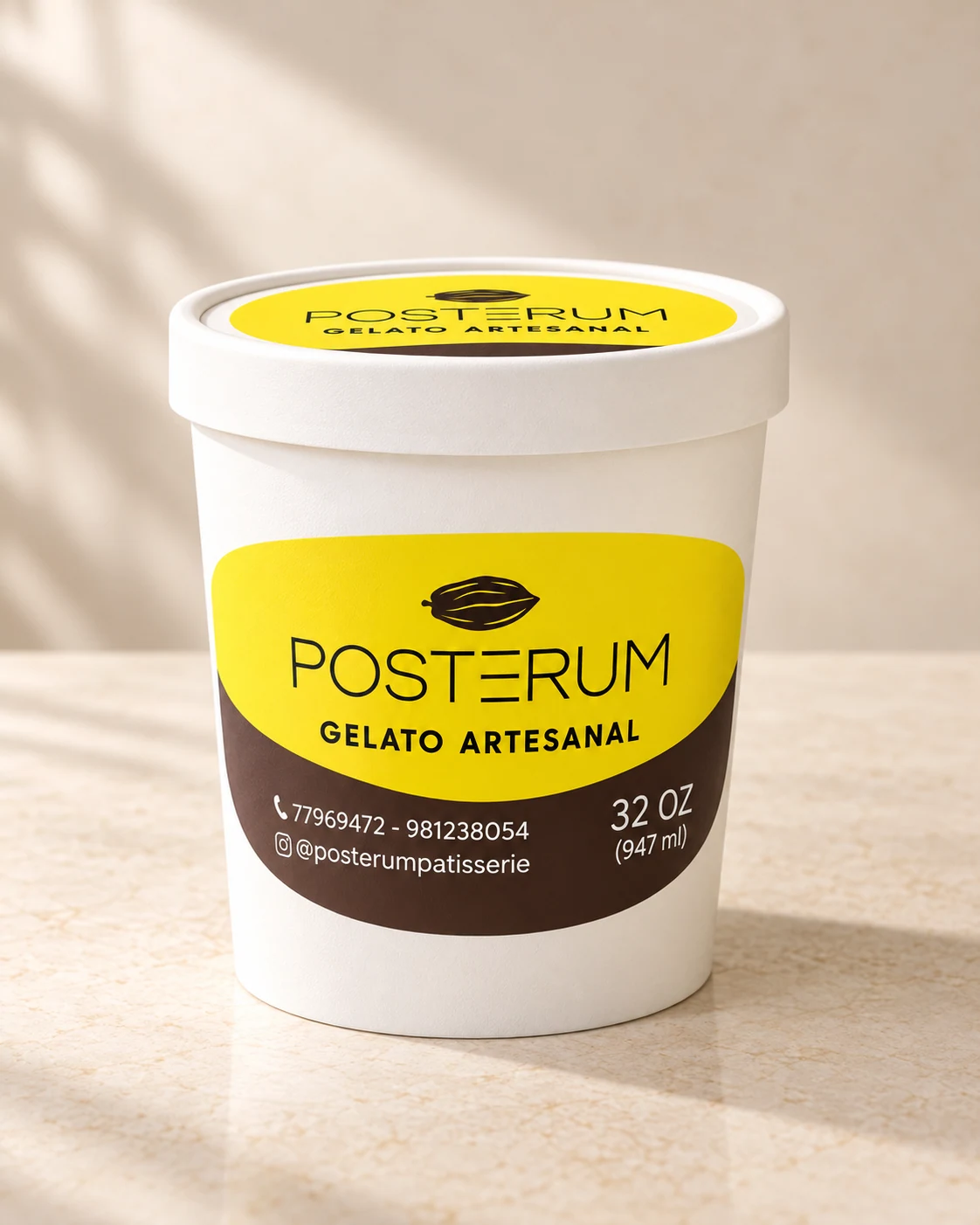 Envase POSTERUM de 32 oz / 947 ml